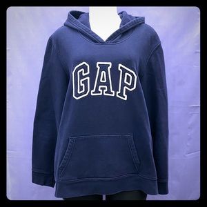 Dk blue GAP hooded sweatshirt size XL